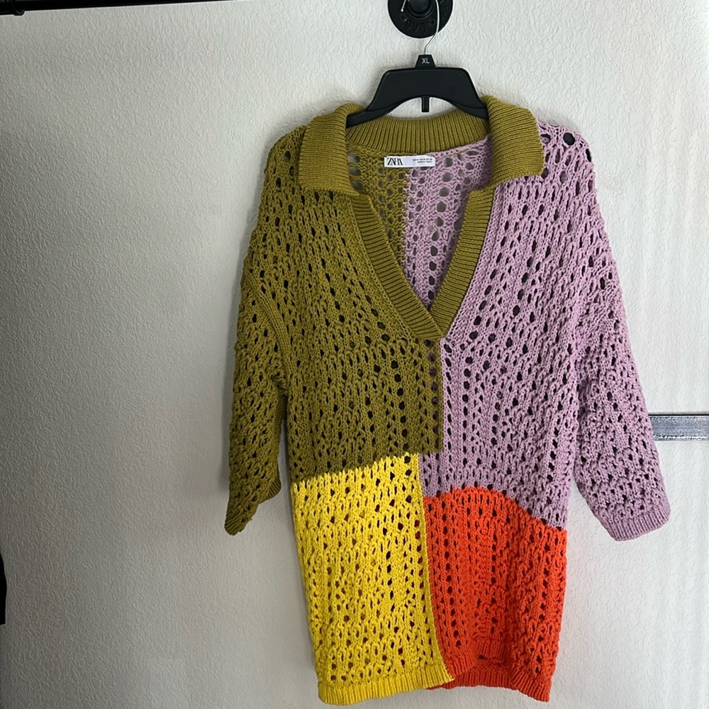 Zara mens knit sweater
